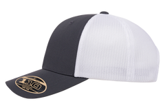 Flexfit 110 Recycled Mesh Cap - 2-Tone | 110RT-BKWH-ONE