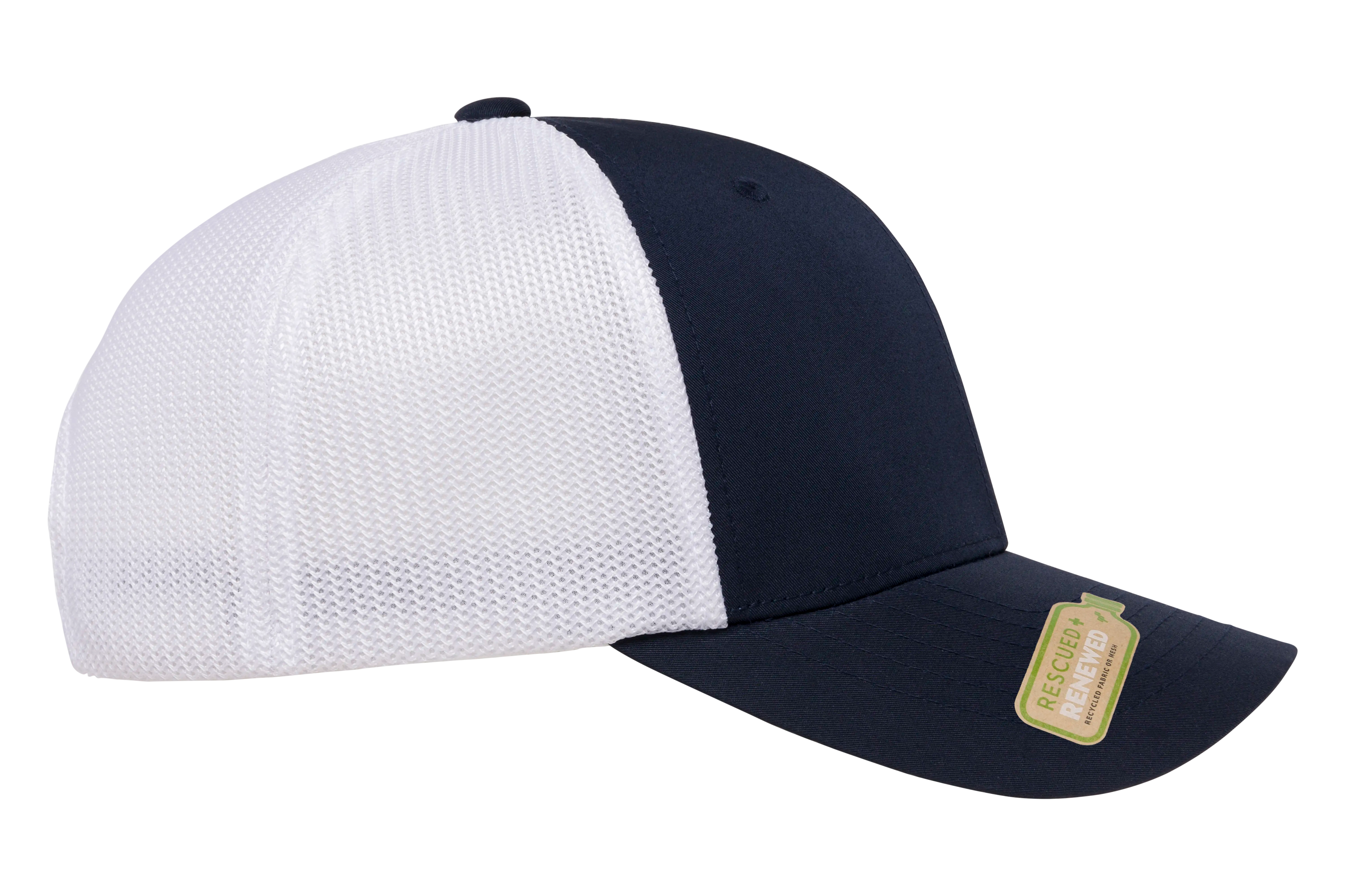 Flexfit 110 Recycled Mesh Cap - 2-Tone | 110RT-BKWH-ONE