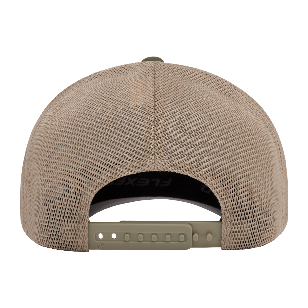 Flexfit 110 Mesh Cap, 2-Tone, Adjustable Snapback, Trucker Hat