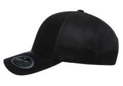 Flexfit 110 NU Mesh Cap, Black | 110MNU-BK-ONE