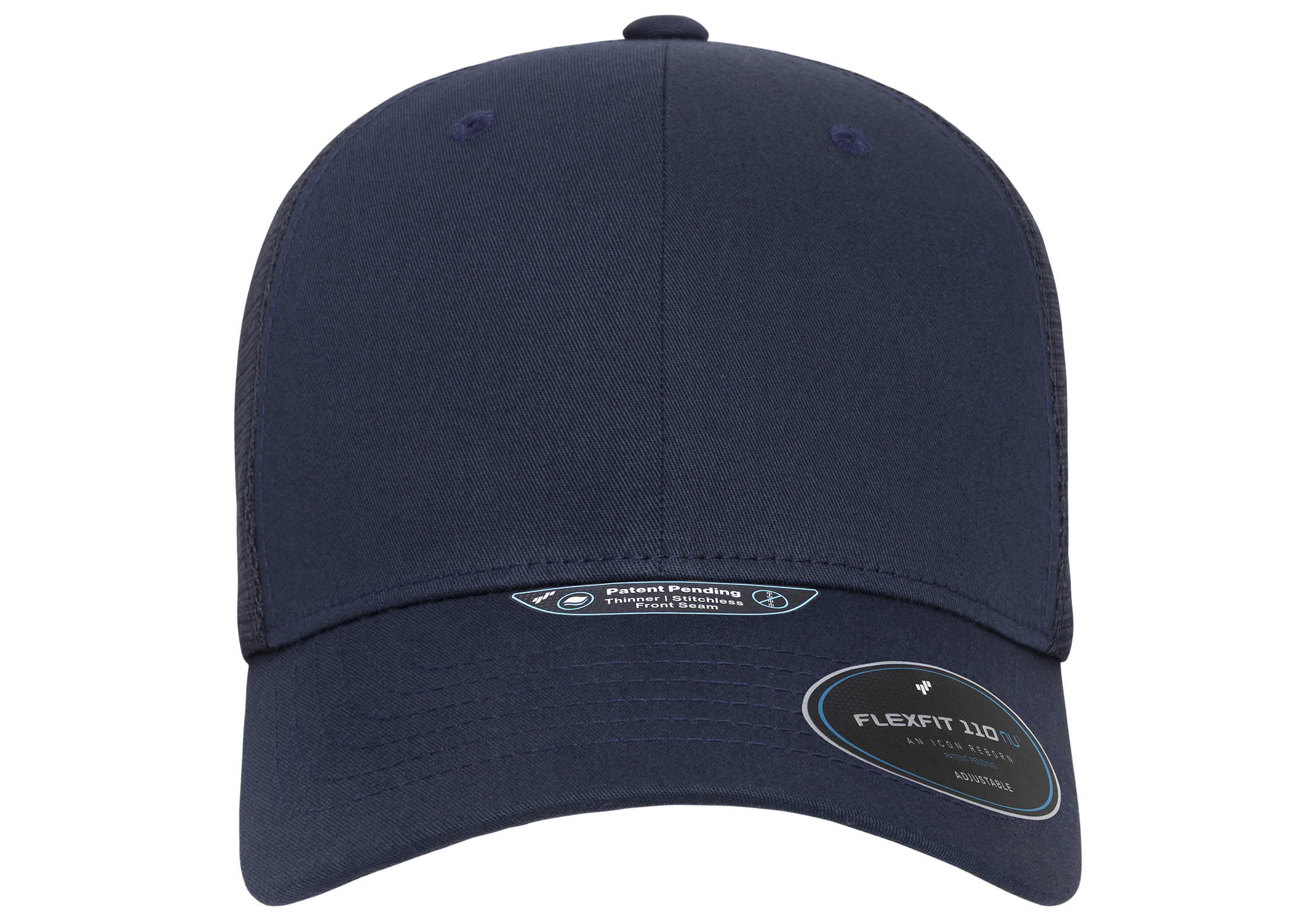 Flexfit 110 NU Mesh Cap, Black | 110MNU-BK-ONE