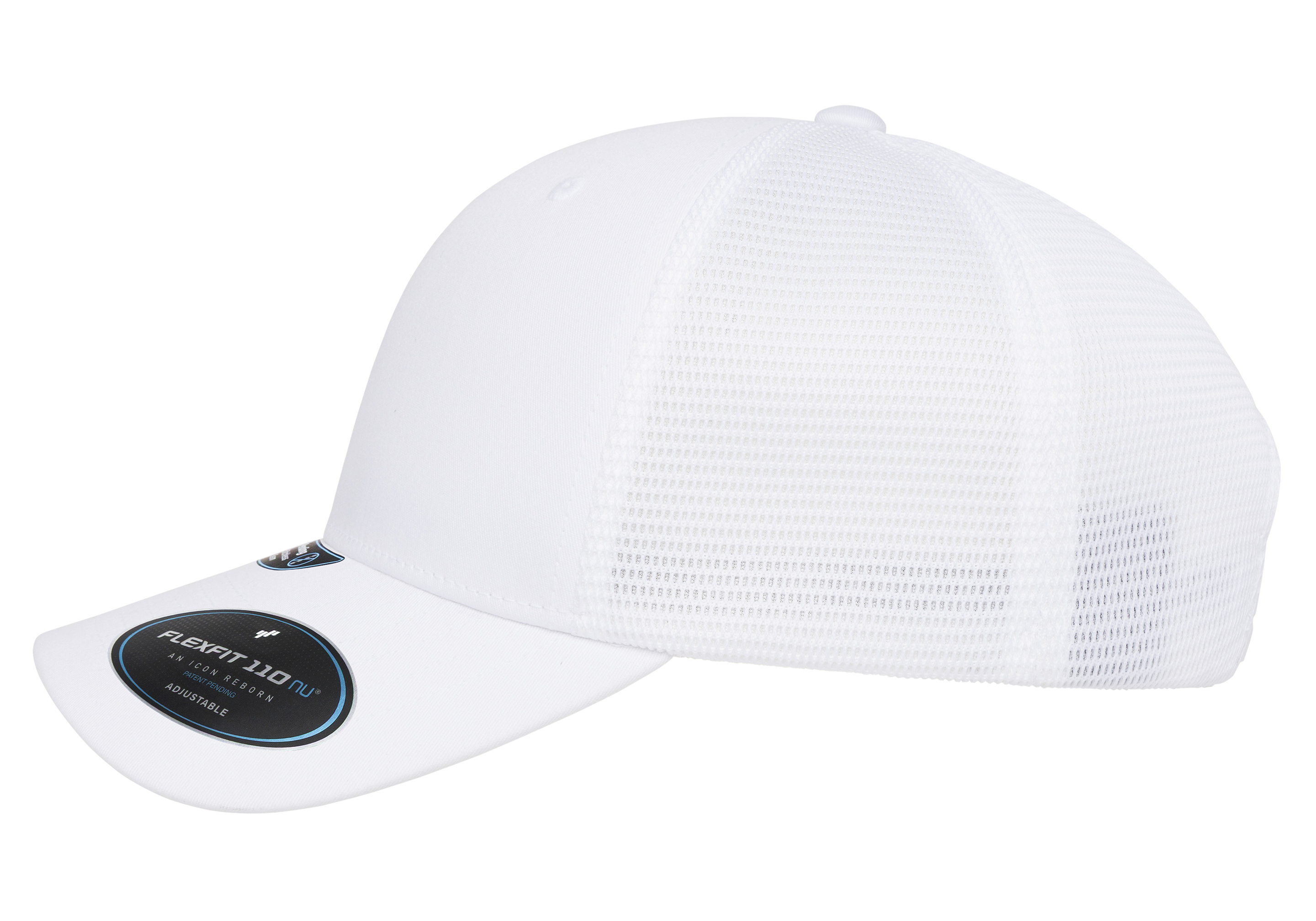 Flexfit 110 NU Mesh Cap, Black | 110MNU-BK-ONE