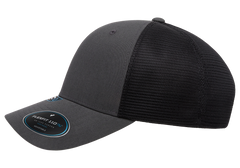 Flexfit 110 NU 2-Tone Mesh Cap, Charcoal/Black | 110MTNU-CHBK-ONE