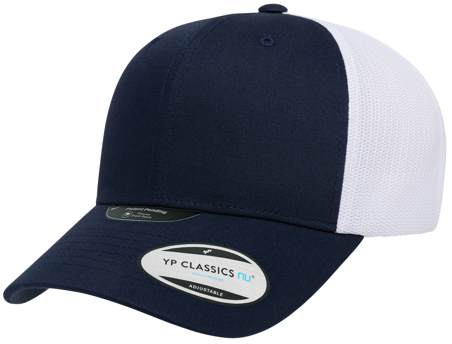 Flexfit YP Classics NU 2-Tone Trucker Cap, Charcoal/Black