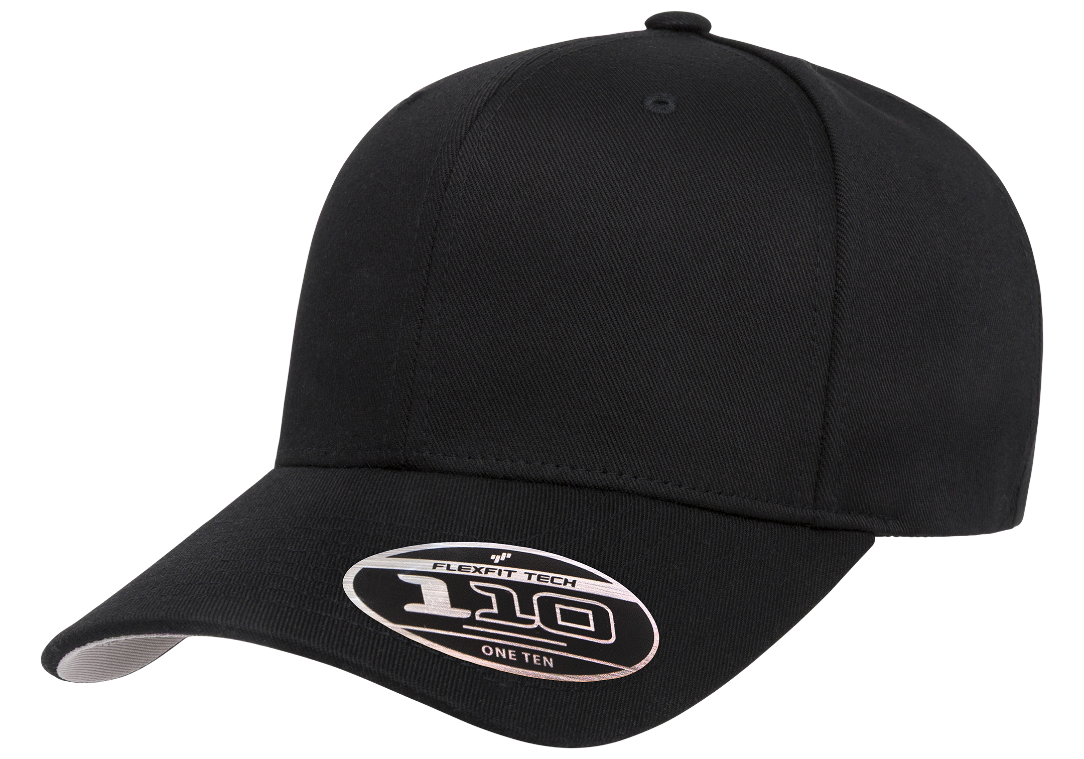 Flexfit 6277 Adjustable 110 Wooly Combed Cap, Black