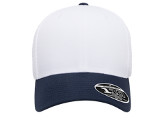 Flexfit 110 Mesh Cap, 2-Tone, Adjustable Snapback, Trucker Hat