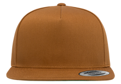 YP Classics 5-Panel Cotton Twill Snapback Cap