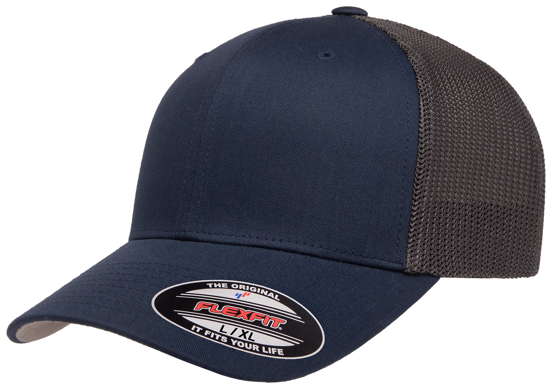Flexfit 2-Tone Trucker Mesh Cap, Stretch Fitted