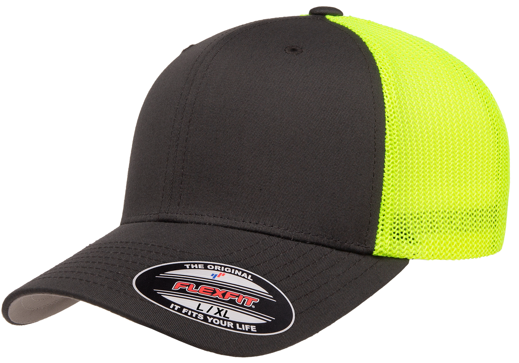 Flexfit 2-Tone Trucker Mesh Cap, Stretch Fitted
