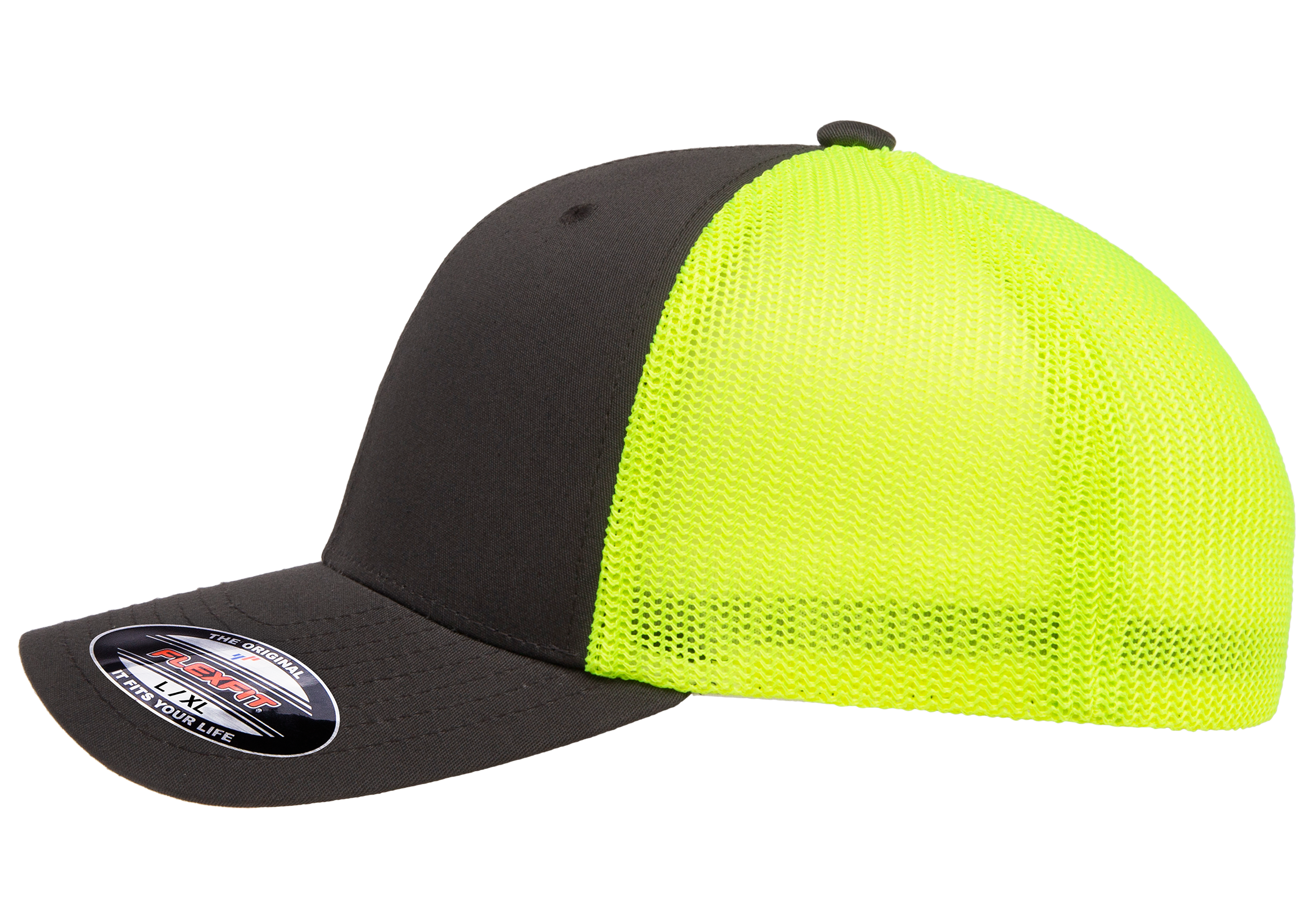 Flexfit 2-Tone Trucker Mesh Cap, Stretch Fitted