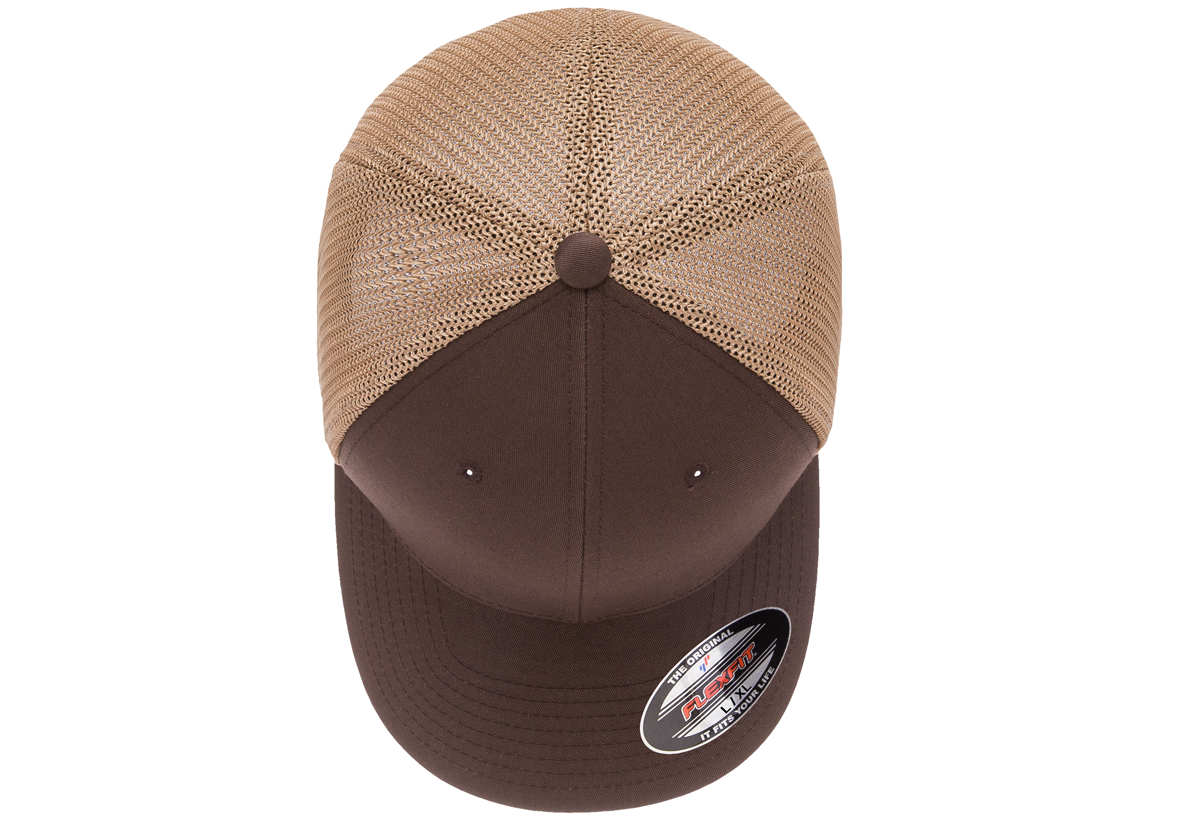 Flexfit 2-Tone Trucker Mesh Cap, Stretch Fitted