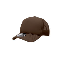 Youth 5 Panel Mid Profile Structured Foam Trucker Hat | 7010