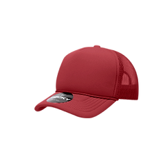 Youth 5 Panel Mid Profile Structured Foam Trucker Hat | 7010