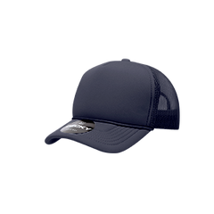 Youth 5 Panel Mid Profile Structured Foam Trucker Hat | 7010