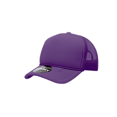 Youth 5 Panel Mid Profile Structured Foam Trucker Hat | 7010