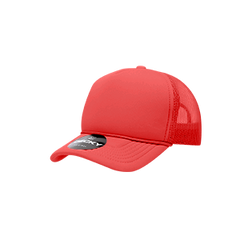 Youth 5 Panel Mid Profile Structured Foam Trucker Hat | 7010