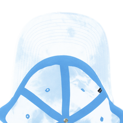 DECKY 7205 6-Panel Low Profile Relaxed Tie Dye Dad Hat, Blue