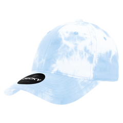 DECKY 7205 6-Panel Low Profile Relaxed Tie Dye Dad Hat, Blue