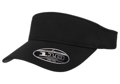 Flexfit 110 Cool & Dry Performance Visor, One Size | 8110-BK-ONE