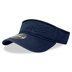 Decky Classic 962 Polo Visor, Chino Twill Cotton, Hook & Loop