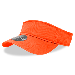 Decky Classic 962 Polo Visor, Chino Twill Cotton, Hook & Loop