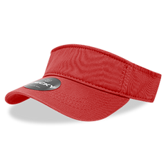 Decky Classic 962 Polo Visor, Chino Twill Cotton, Hook & Loop