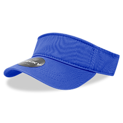 Decky Classic 962 Polo Visor, Chino Twill Cotton, Hook & Loop