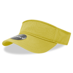 Decky Classic 962 Polo Visor, Chino Twill Cotton, Hook & Loop