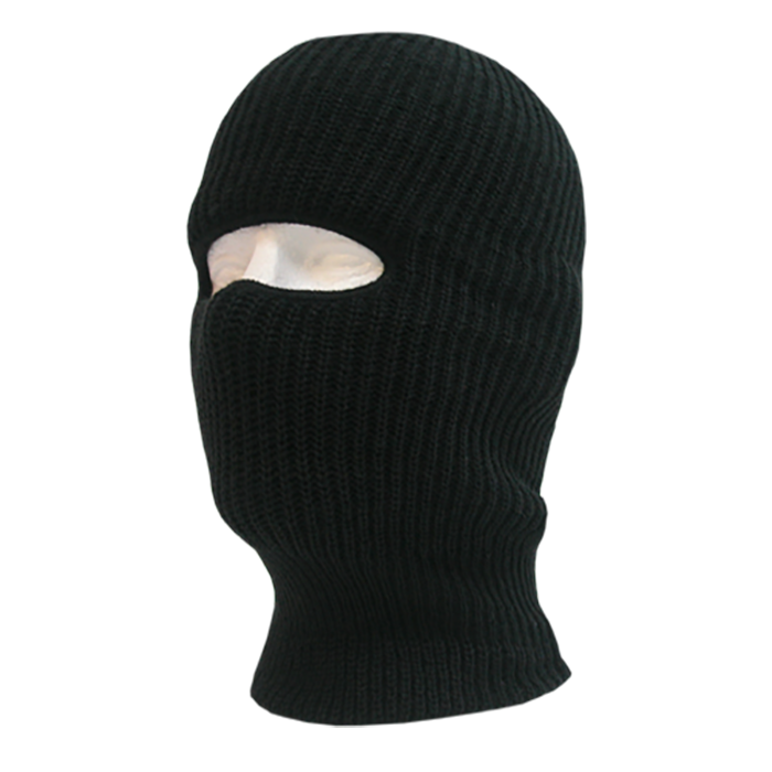 DECKY 971 Tactical Face Mask, 1-Hole Braided Knit