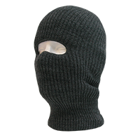 DECKY 971 Tactical Face Mask, 1-Hole Braided Knit