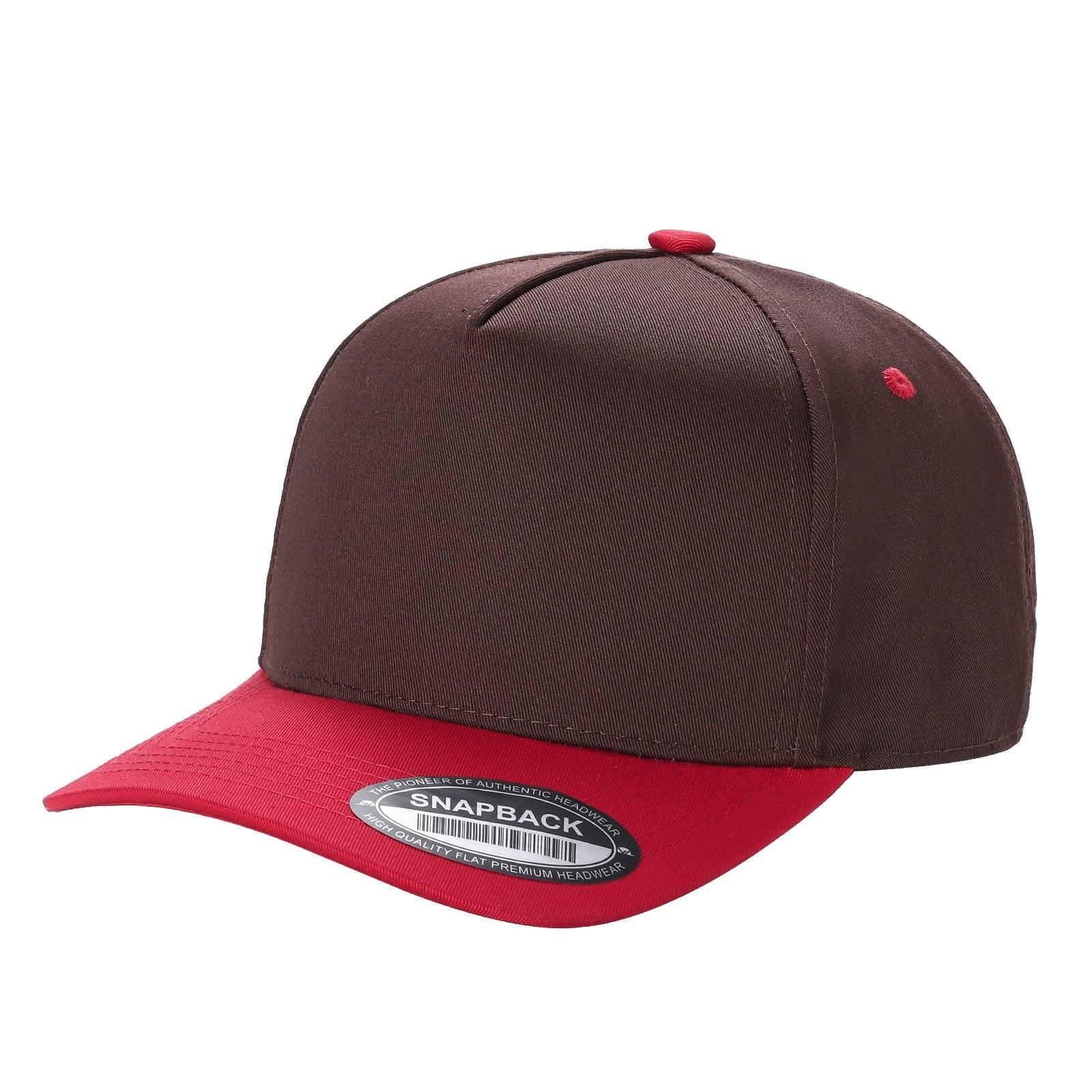 WAYCAP TC 5-Panel Snapback Hat TAN/BLK