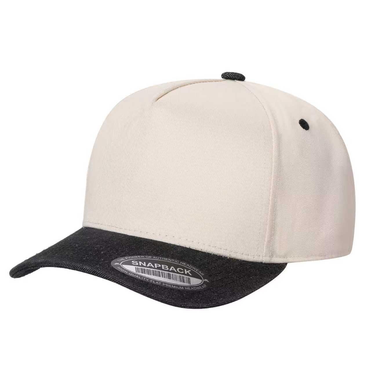 WAYCAP TC 5-Panel Snapback Hat TAN/BLK