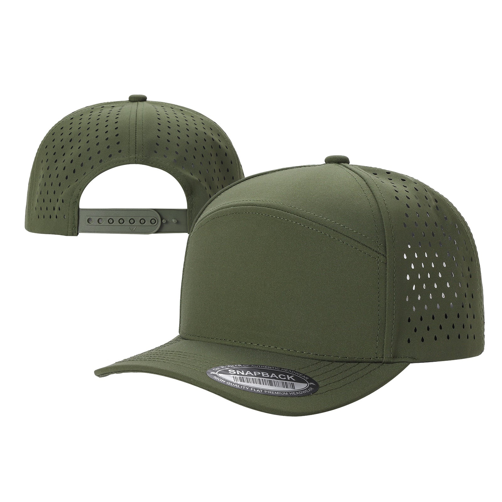 6WP - 6 Panel Laser Vented Hat