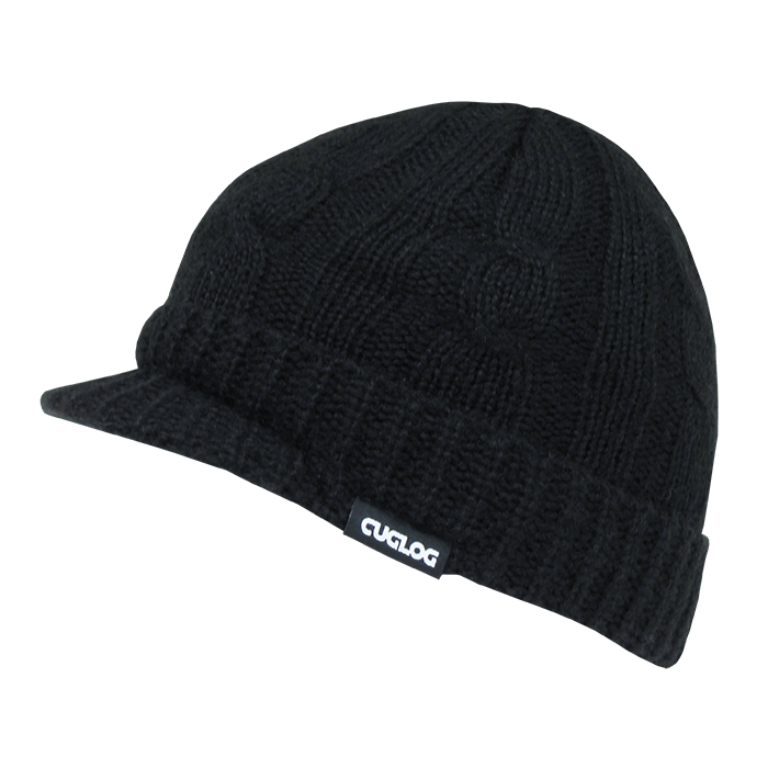 Decky Kosciuszko Rib and Cable Knit Beanie | K007