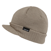 DECKY Ararat Rib Knit Beanie with Visor, 100% Acrylic