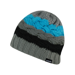 DECKY St. Helens Beanie, Grey/Teal | K034