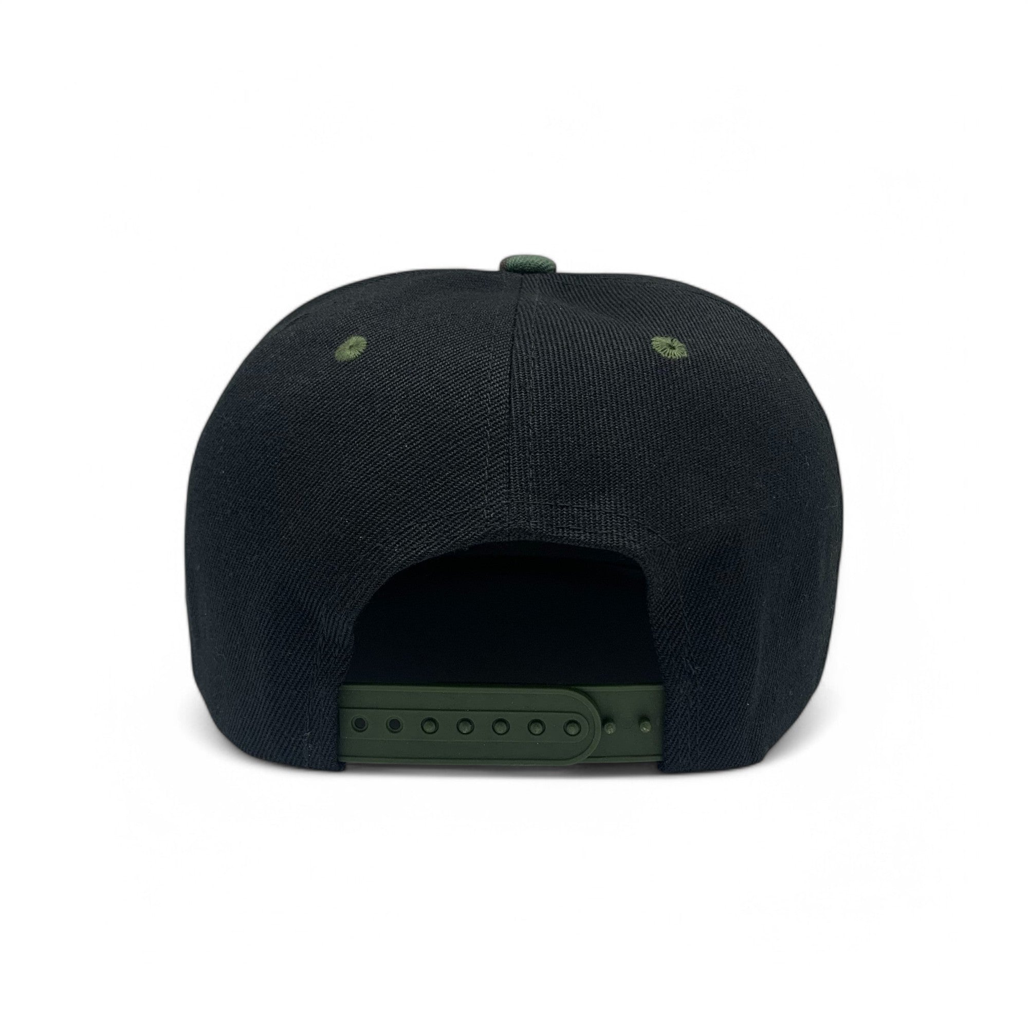 Basic Cap Plain Poly Snapback Hat 8002