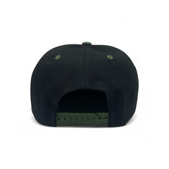 Basic Cap Plain Poly Snapback Hat 8002