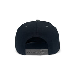 Basic Cap Plain Poly Snapback Hat 8002