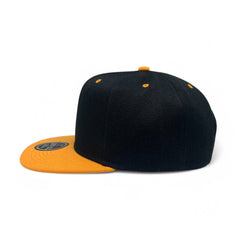 Basic Cap Plain Poly Snapback Hat 8002