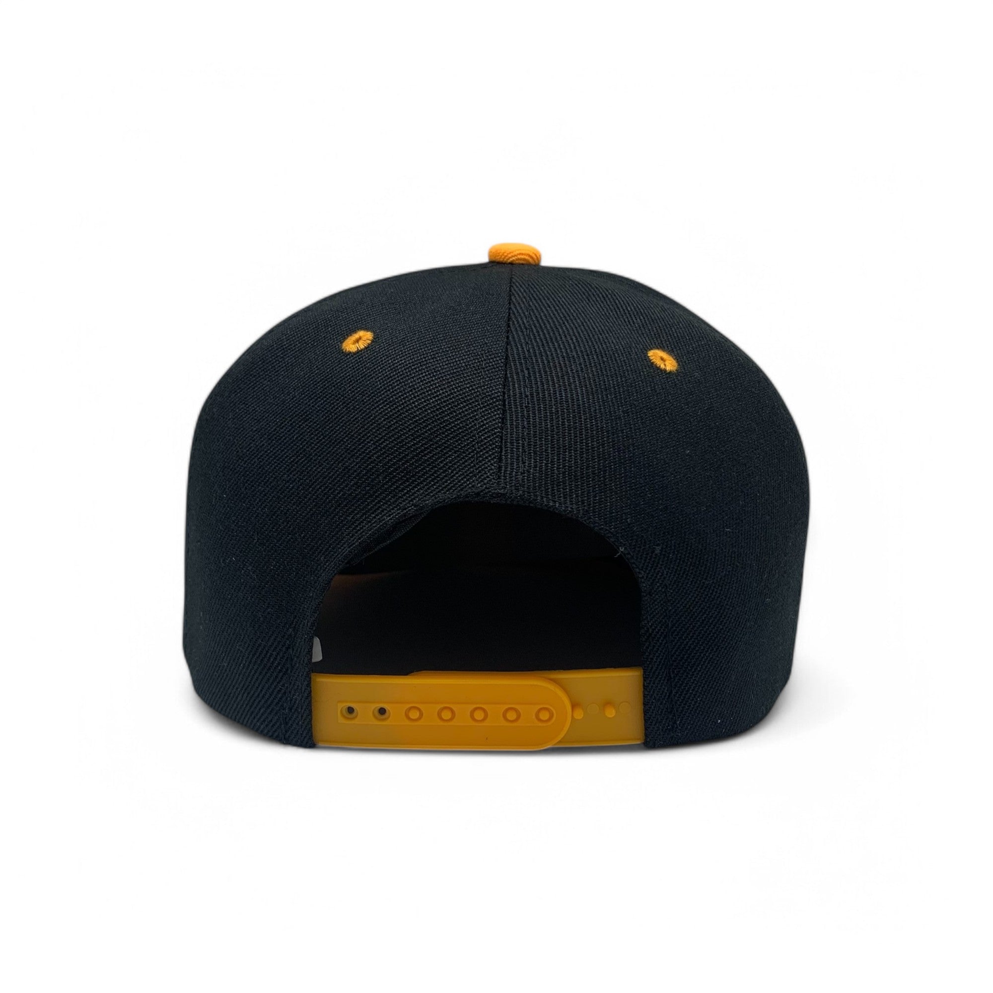 Basic Cap Plain Poly Snapback Hat 8002