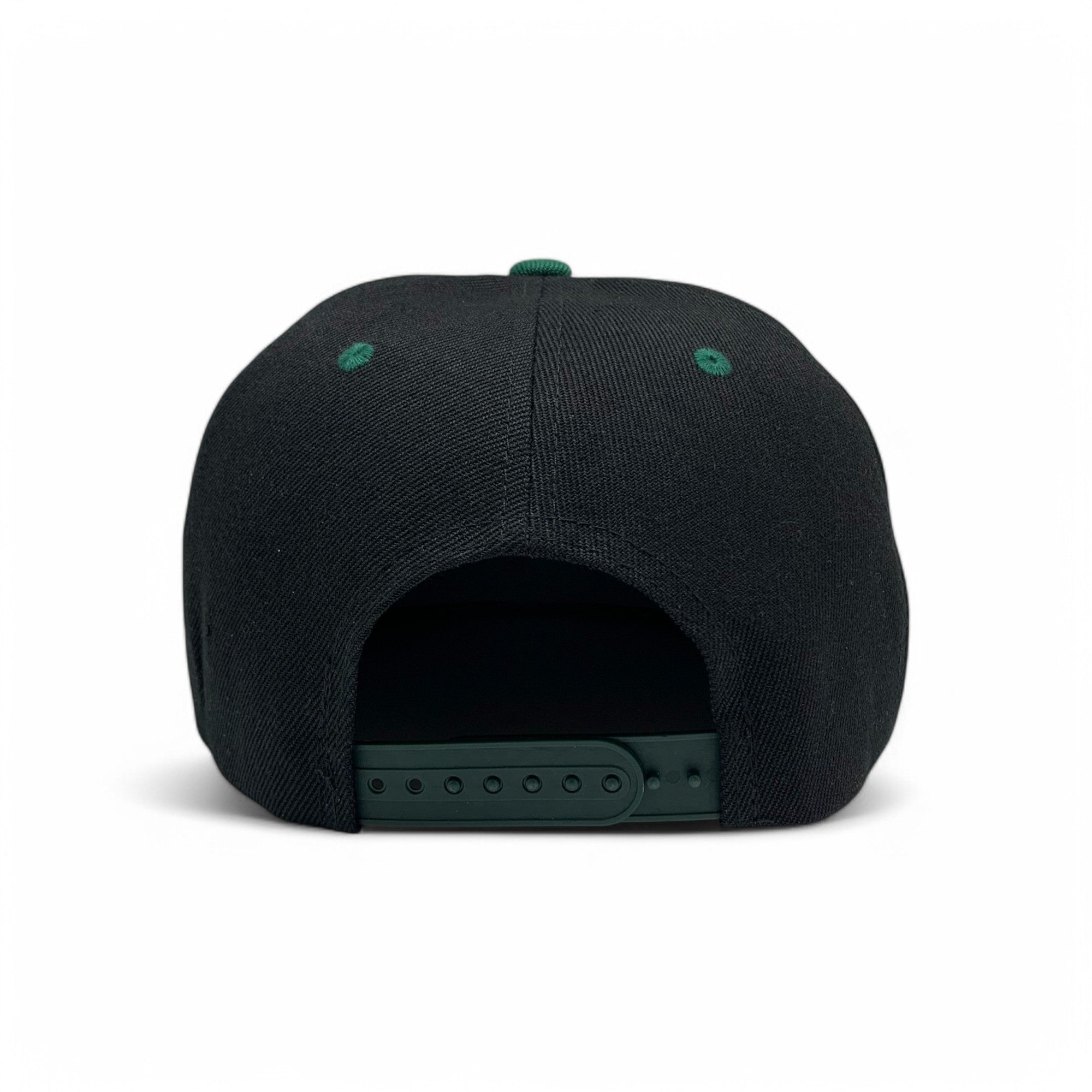 Basic Cap Plain Poly Snapback Hat 8002