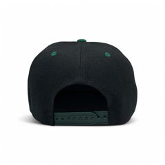 Basic Cap Plain Poly Snapback Hat 8002