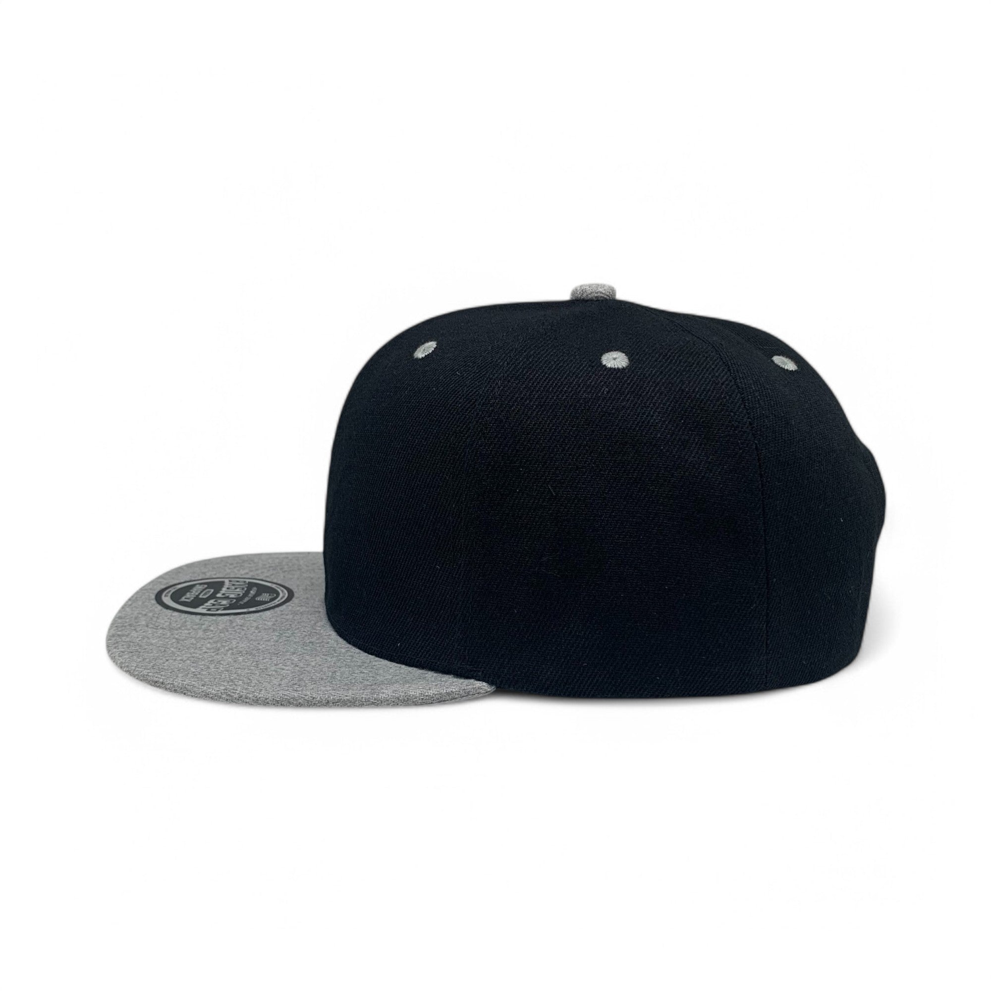 Basic Cap Plain Poly Snapback Hat 8002