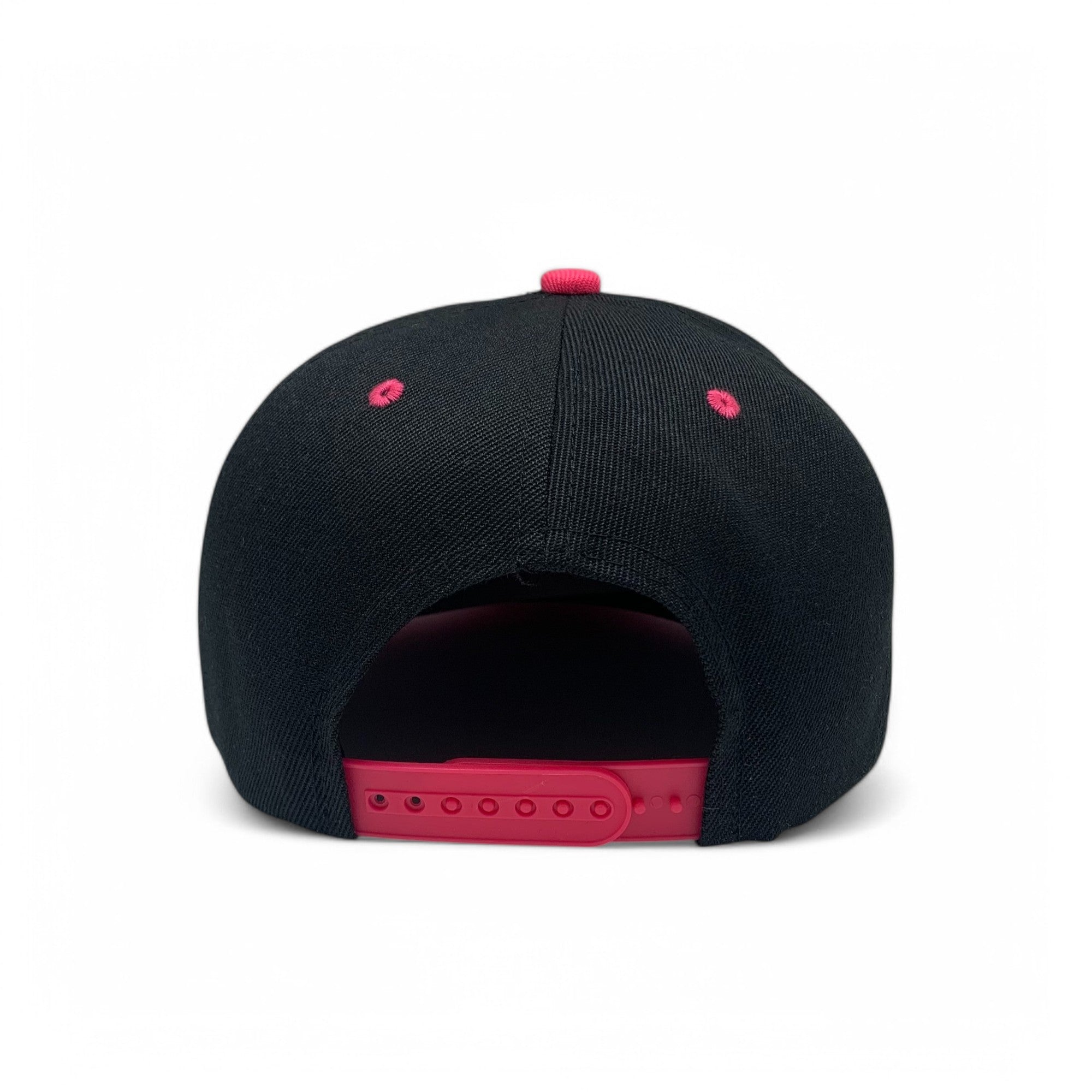 Basic Cap Plain Poly Snapback Hat 8002