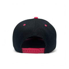 Basic Cap Plain Poly Snapback Hat 8002