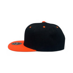 Basic Cap Plain Poly Snapback Hat 8002