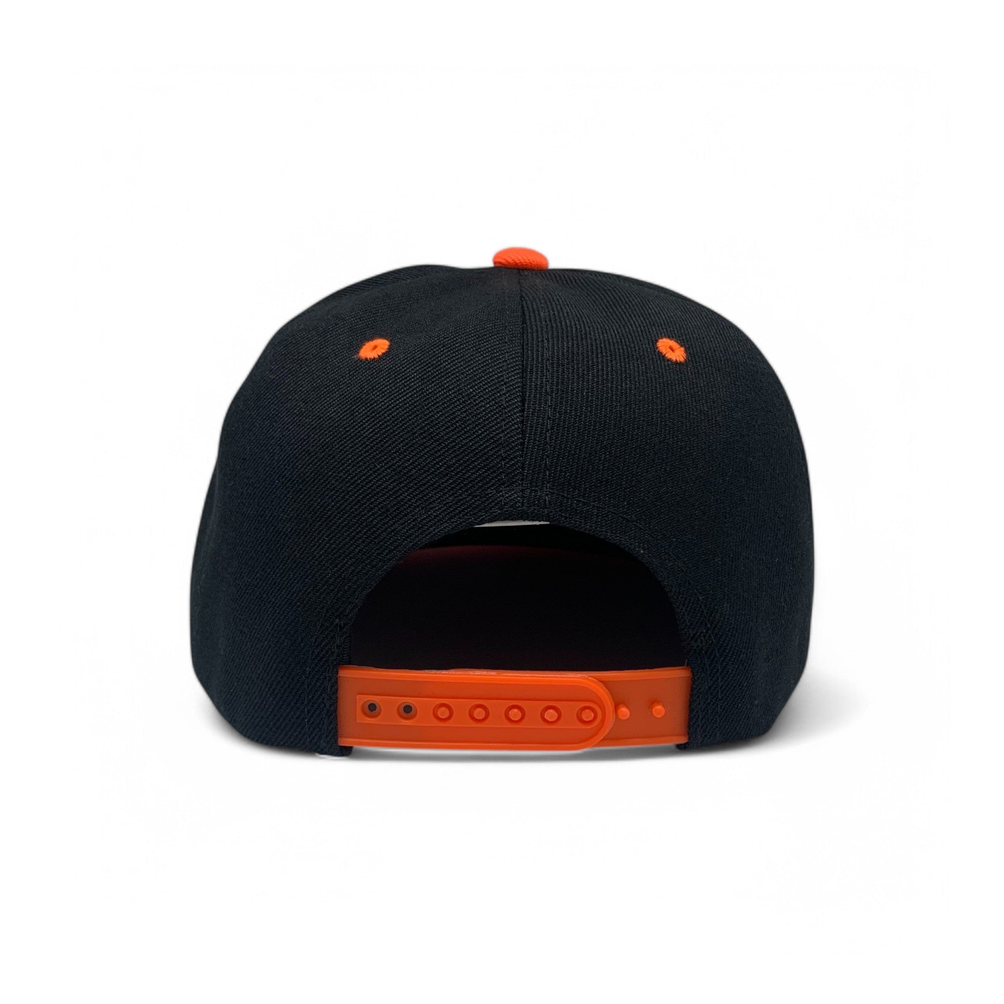 Basic Cap Plain Poly Snapback Hat 8002