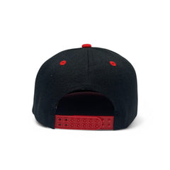 Basic Cap Plain Poly Snapback Hat 8002