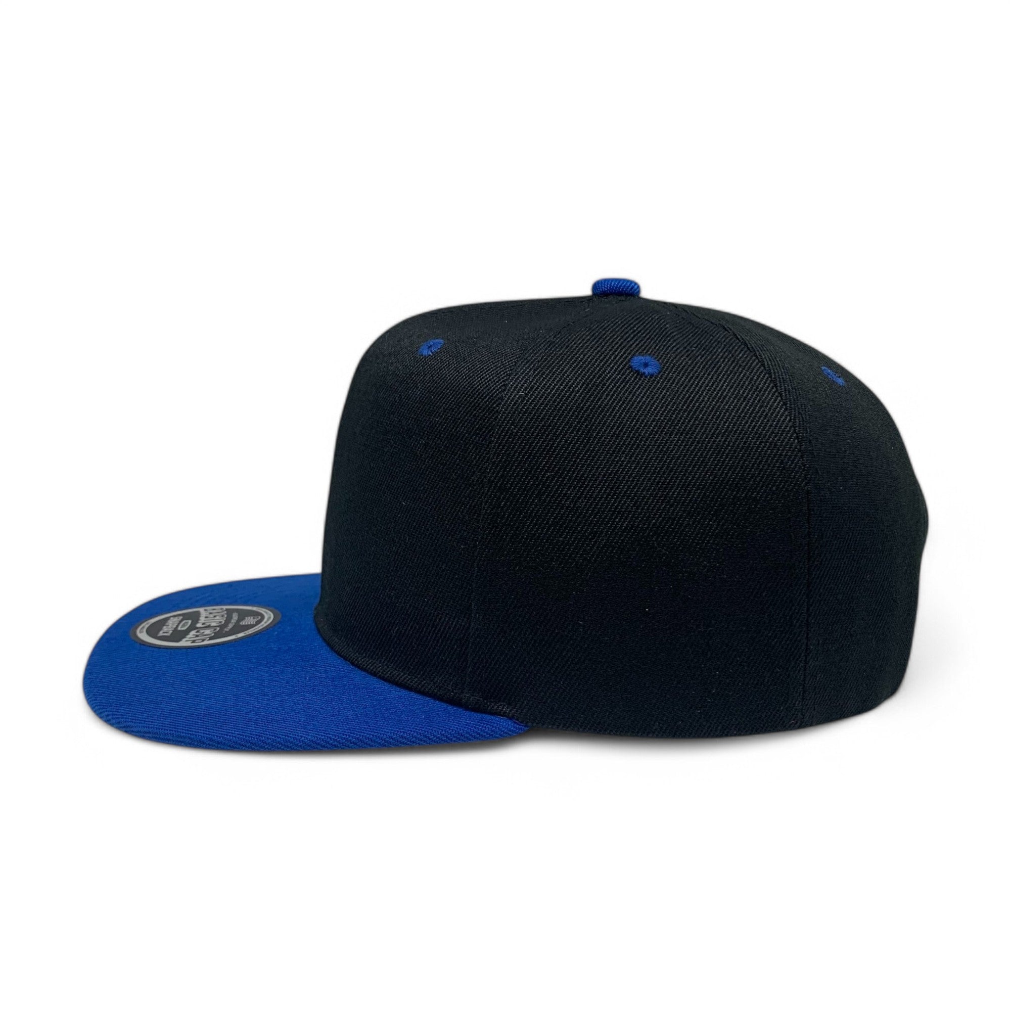 Basic Cap Plain Poly Snapback Hat 8002